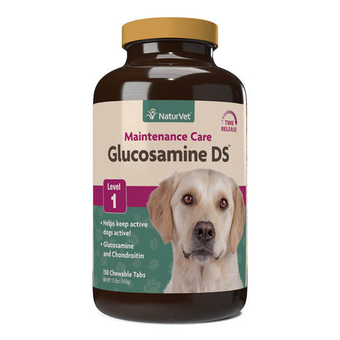 Naturvet Glucosamine DS Tabs 150 Chewable Tablets - Poudre Pet and Feed Supply
